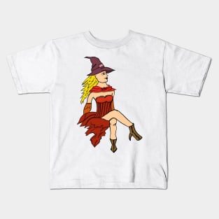 Sexy Witch Kids T-Shirt